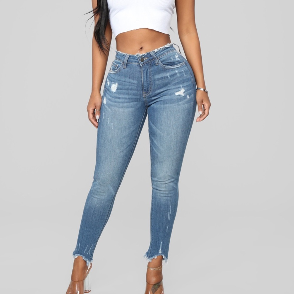 ITS THE PRIDE IN ME Distressed Jeans